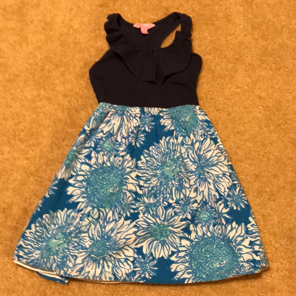 Girls Lilly Floral Print Dress